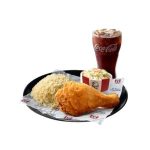 KFC 1-pc Rice Combo with a drink