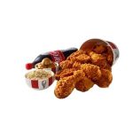 KFC 15 piece Combo having special sauce and a drink.