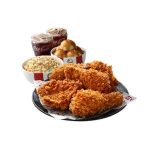 KFC Combo of 5 pieces tasty chicken with Coca Cola.