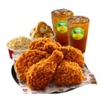 KFC 5 pieces of San-Thai Crunch with a cold drink