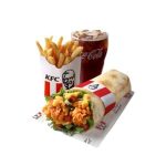 Cheezy Twister with fries and a drink