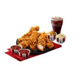 Crispy Tenders Combo B contains nuggets special sauce and a drink