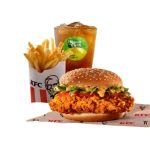 San-Thai Burger Combo with fries