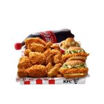 KFC Variety Box B deal containing chicken, nuggets, Burgers, special sauce and Coca Cola.