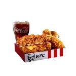 KFC Zinger Double Down Box Meal with Coca Cola