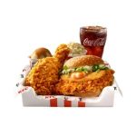 Zinger Surf 'N' Turf Burger Box Meal